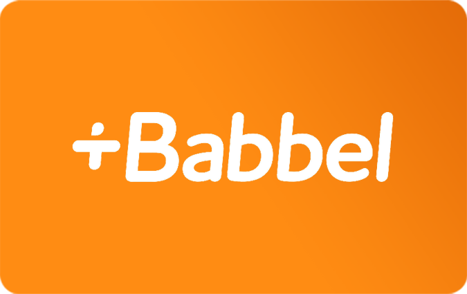 Babbel Gift Card DE