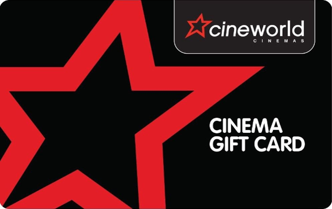 Cineworld Gift Card UK