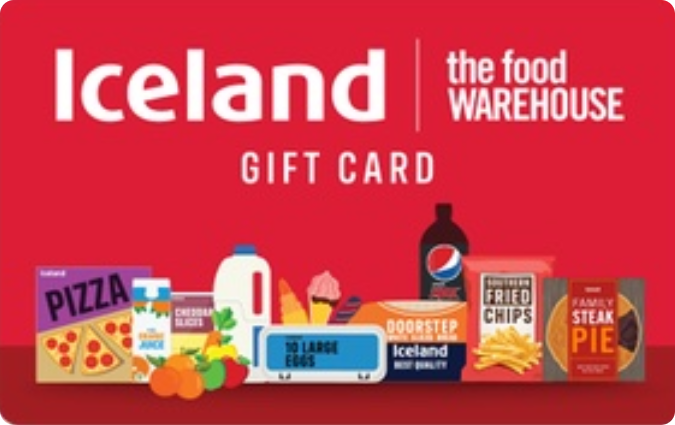 Iceland Gift Card UK