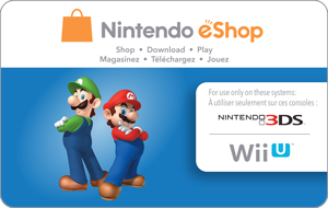 Nintendo eShop Gift Card CA