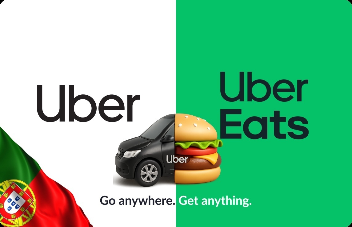 Uber & Uber Eats Gift Card PT