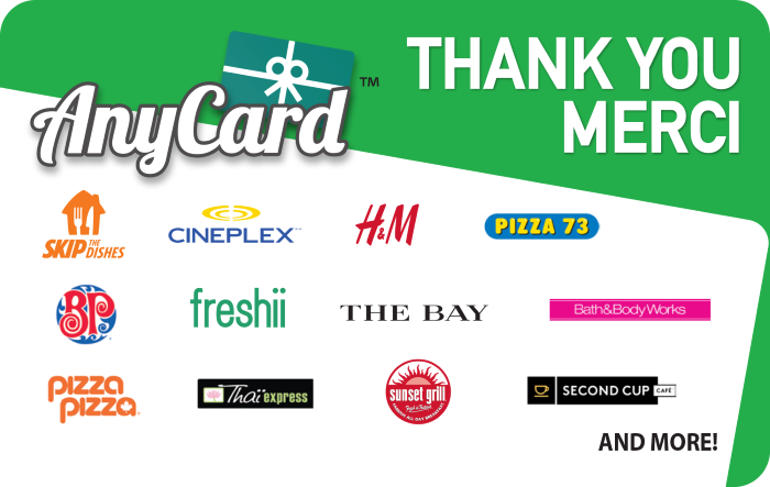 AnyCard Thank You-Merci